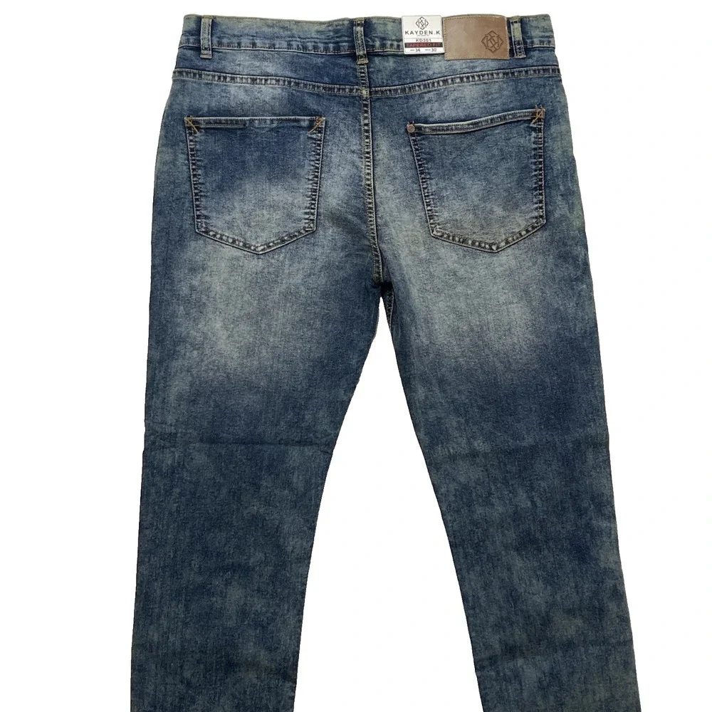 Kayden K Los Angeles Jeans‎ Tapered Ripped Faded 34x30